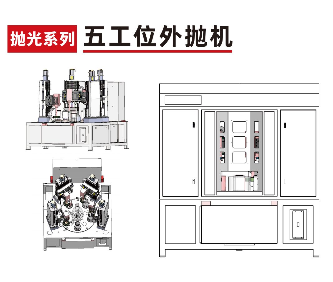 五工位外抛机